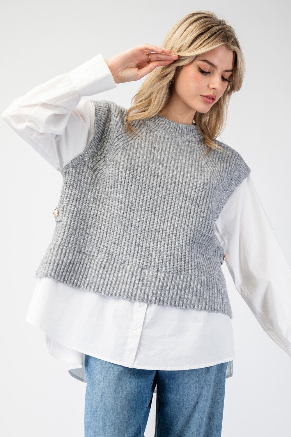 Sweater Vest Shirt