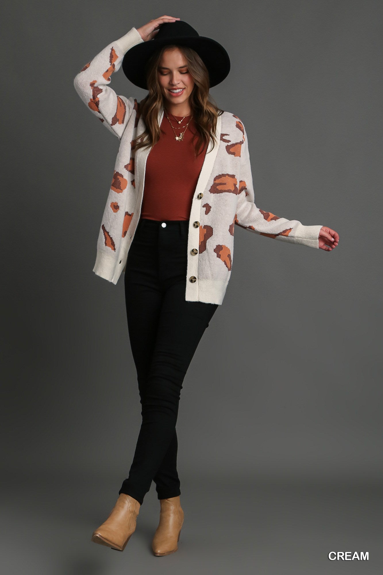 Leopard Print Cardigan