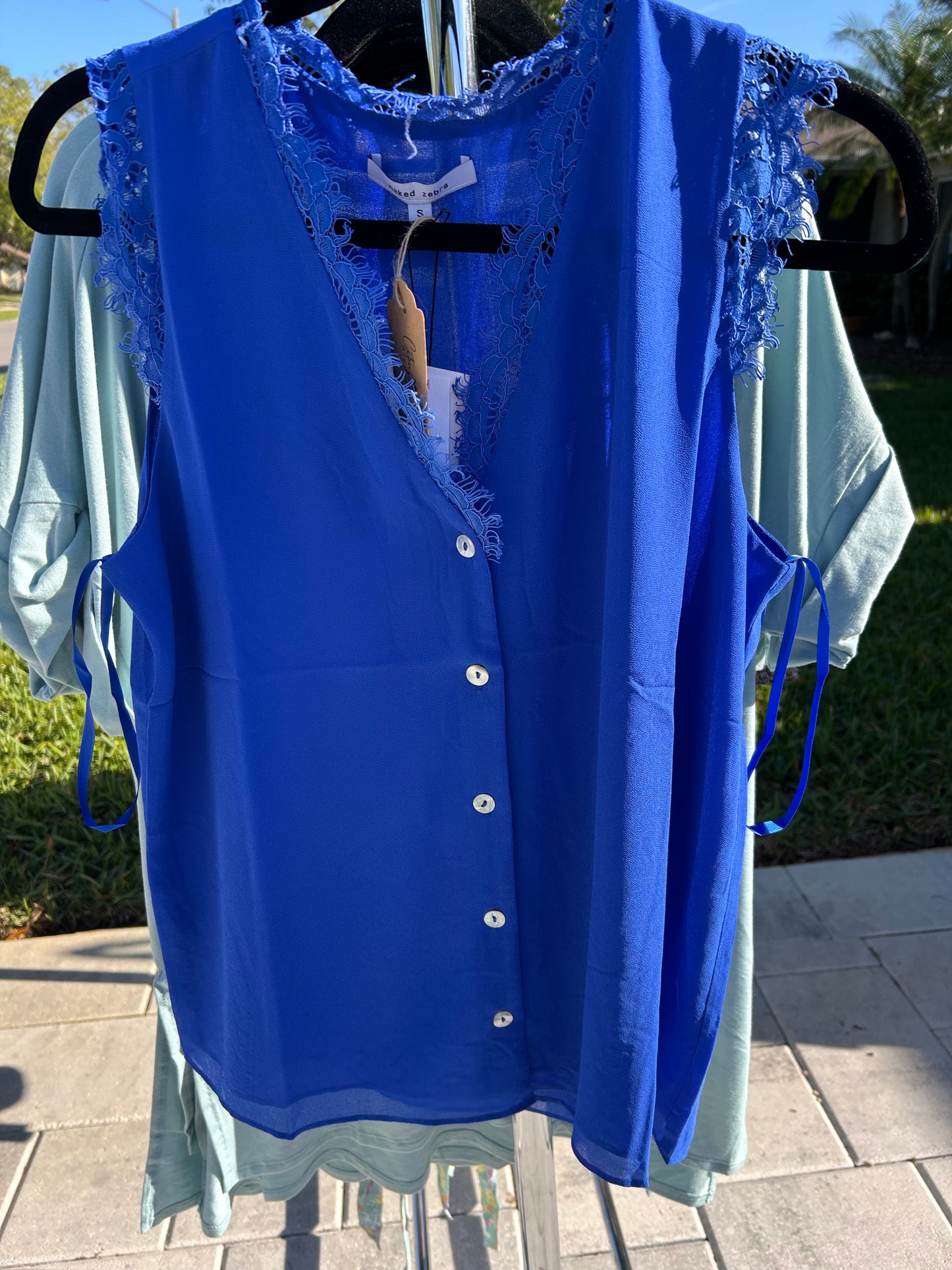 Blue Lace Tank