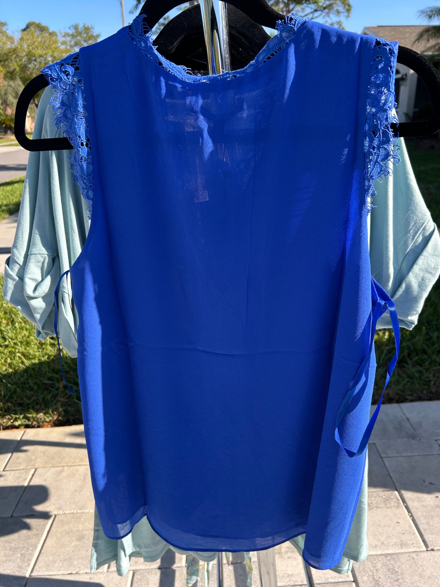 Blue Lace Tank