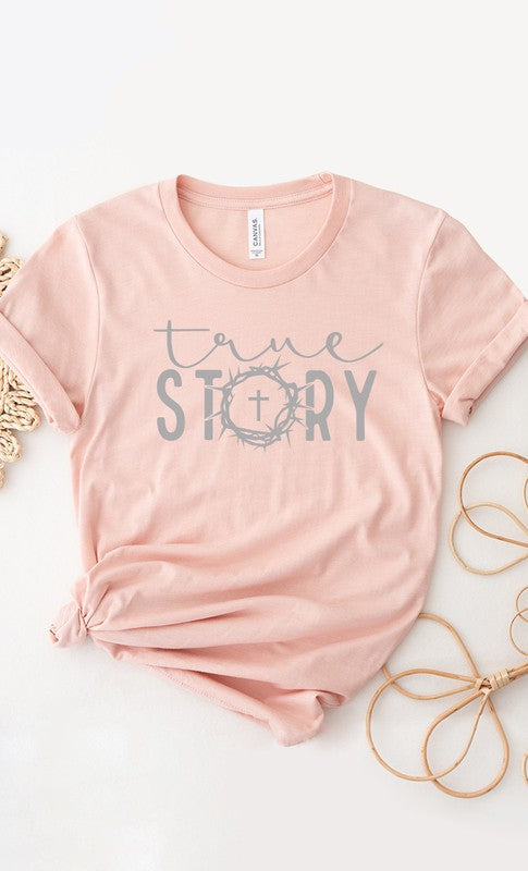 True Story Cross Easter Graphic Tee