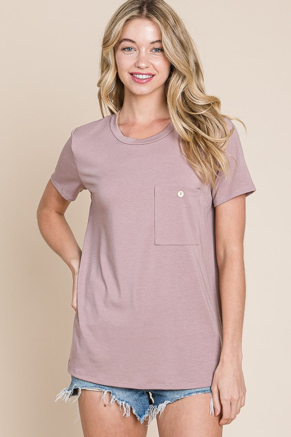 White Pocket Tee