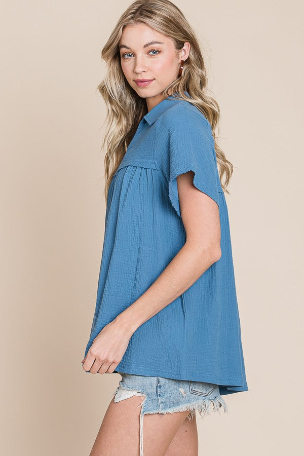 Blue Collar Blouse