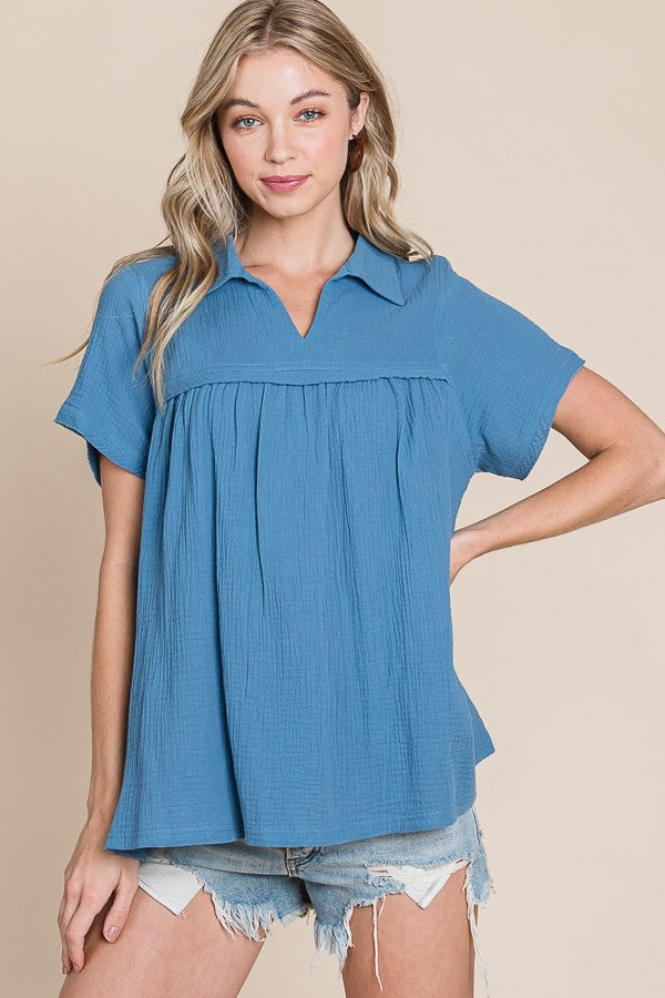 Blue Collar Blouse