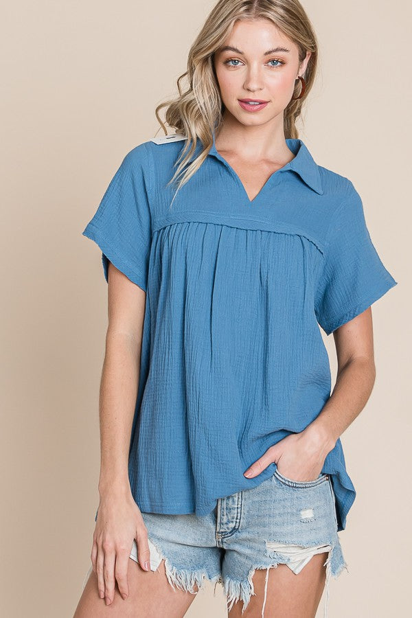 Blue Collar Blouse