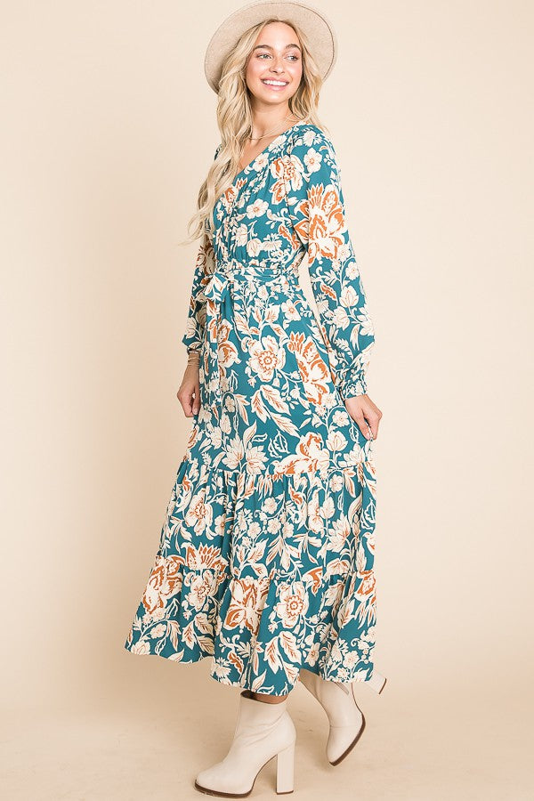 Floral Print Maxi Dress