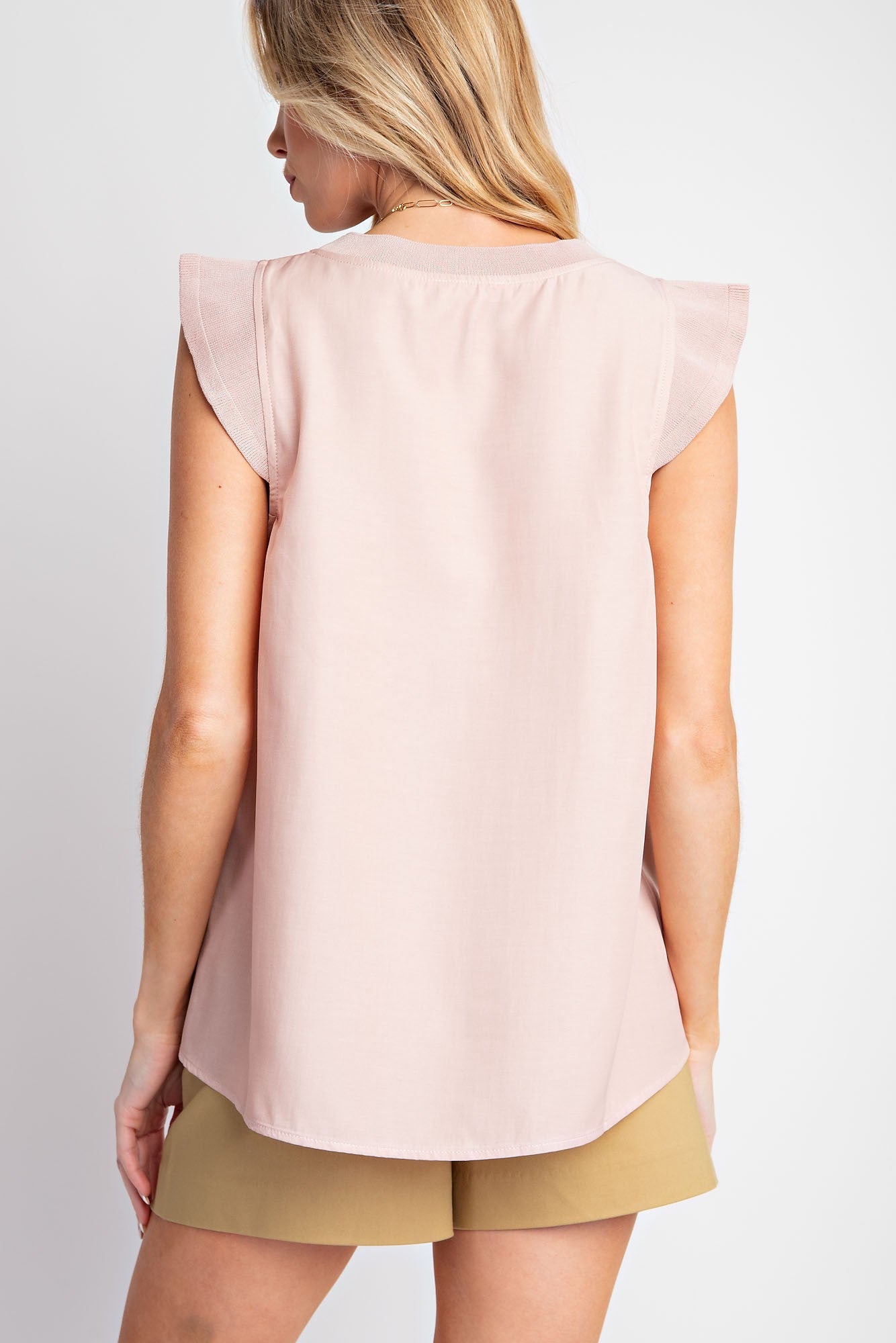 Rose Cap Sleeve Blouse