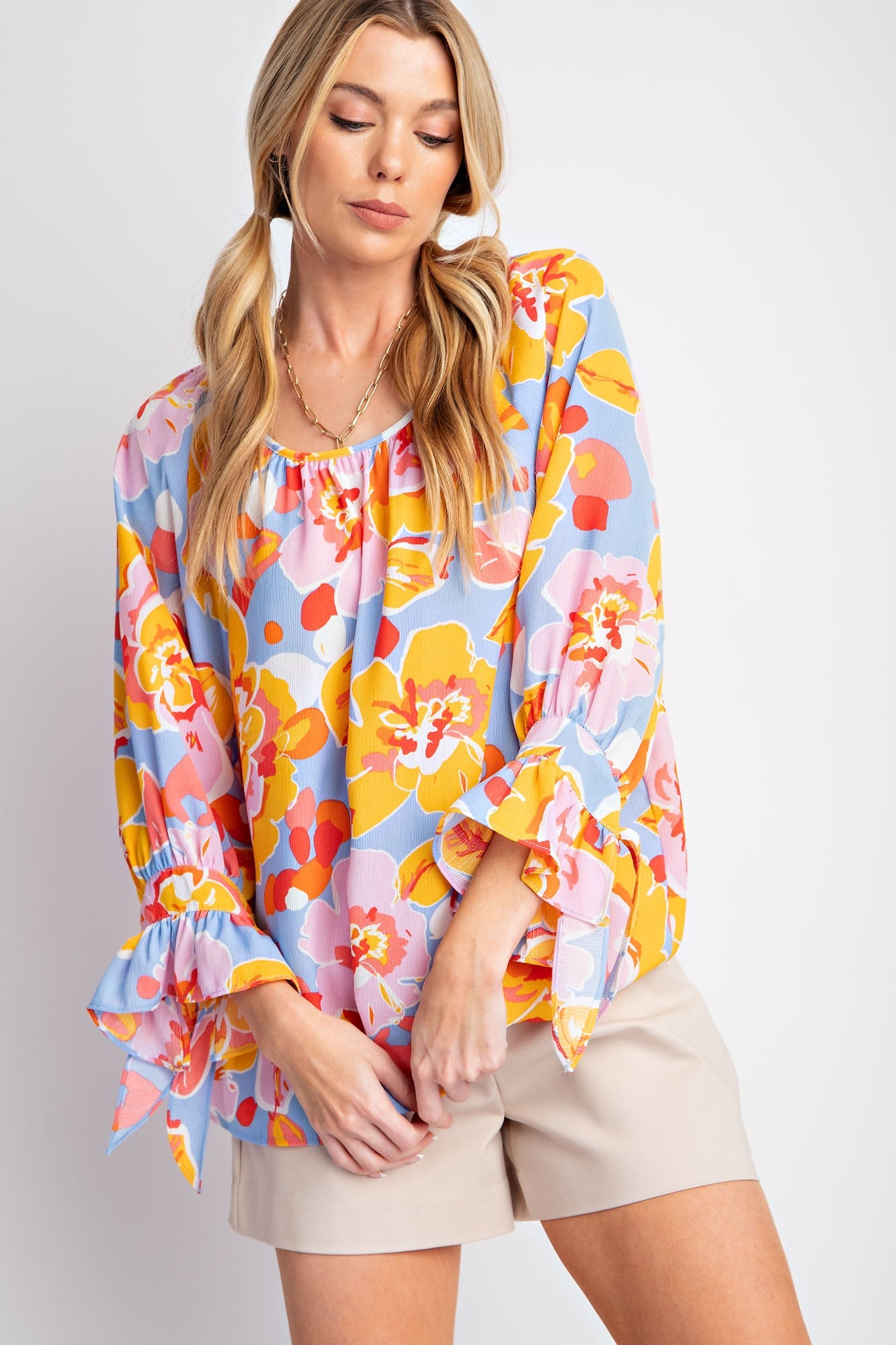 Mirabelle Floral Print Blouse