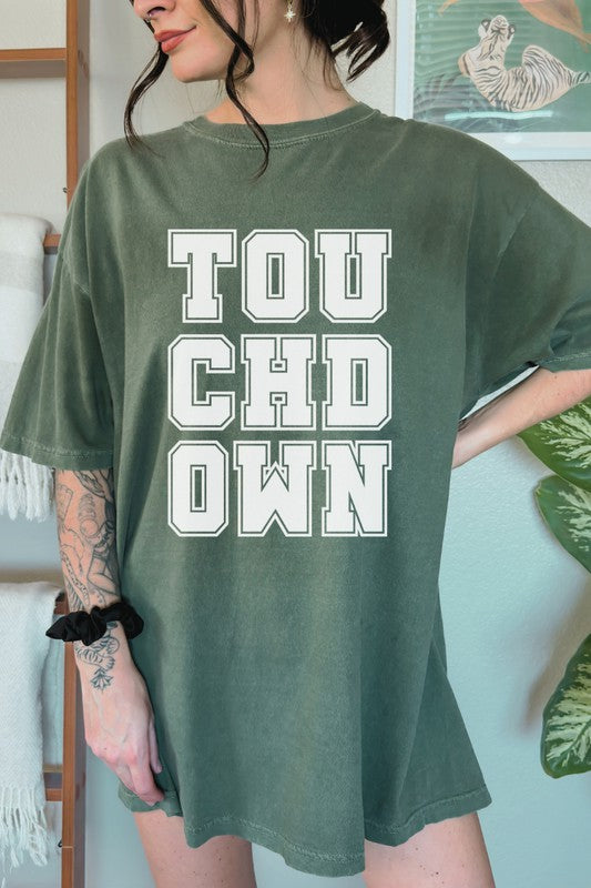 Touchdown Football Season Comfort Colors Tee