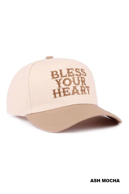 “Bless Your Heart” Embroidered Hat