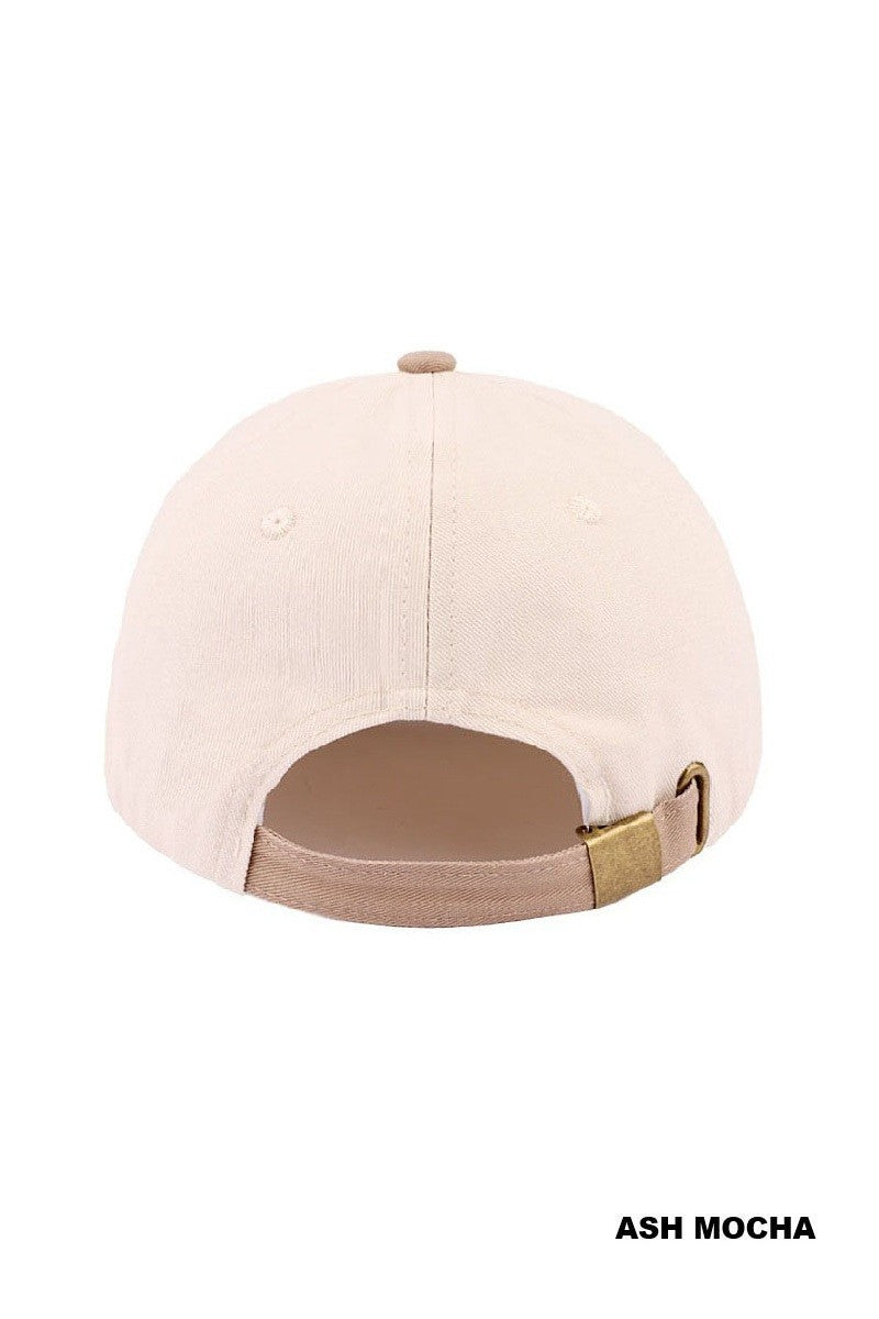 Bow Embroidered Baseball Cap