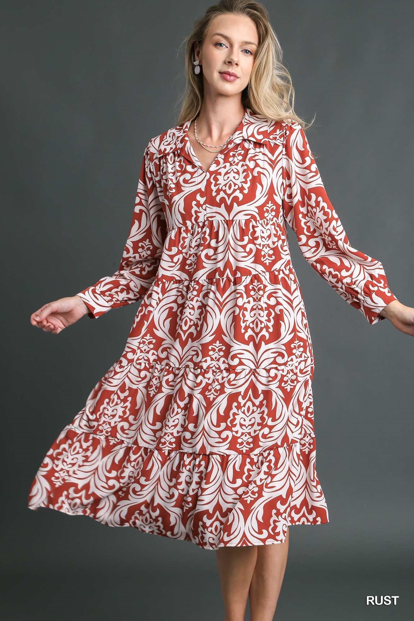Fall Paisley Dress