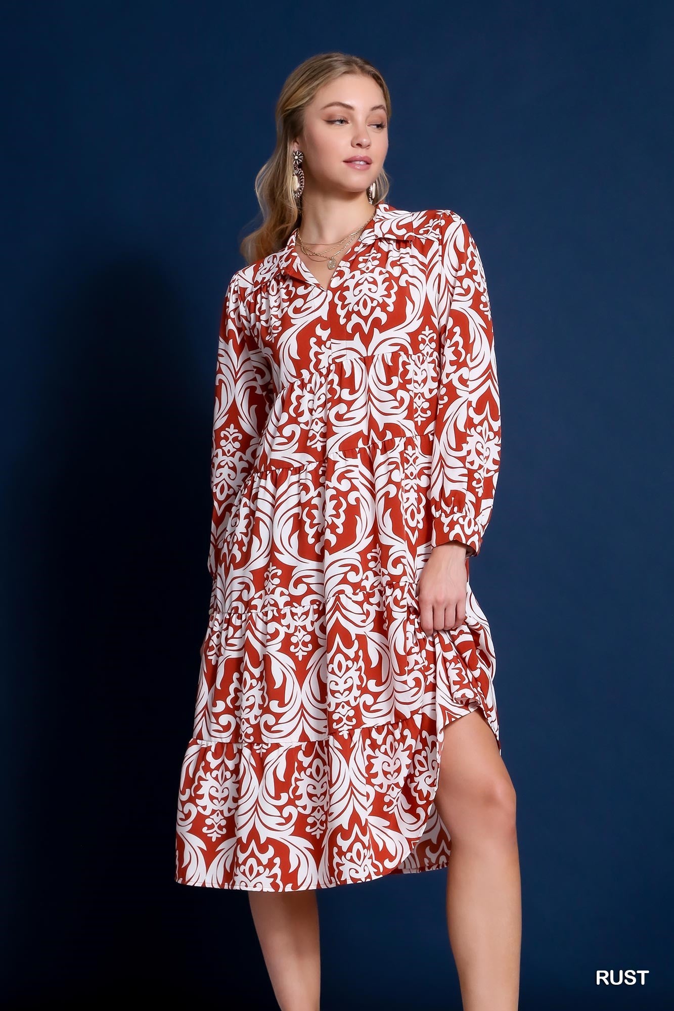Fall Paisley Dress