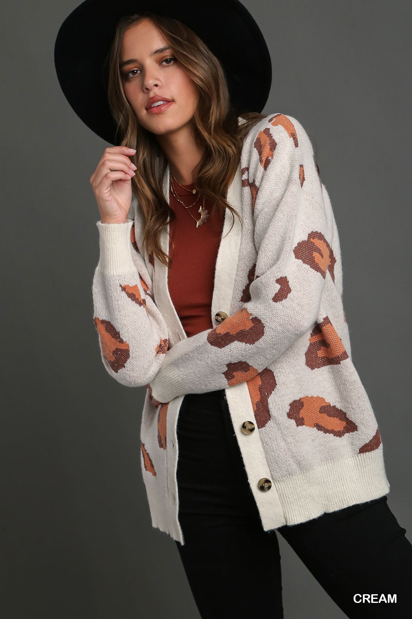 Leopard Print Cardigan