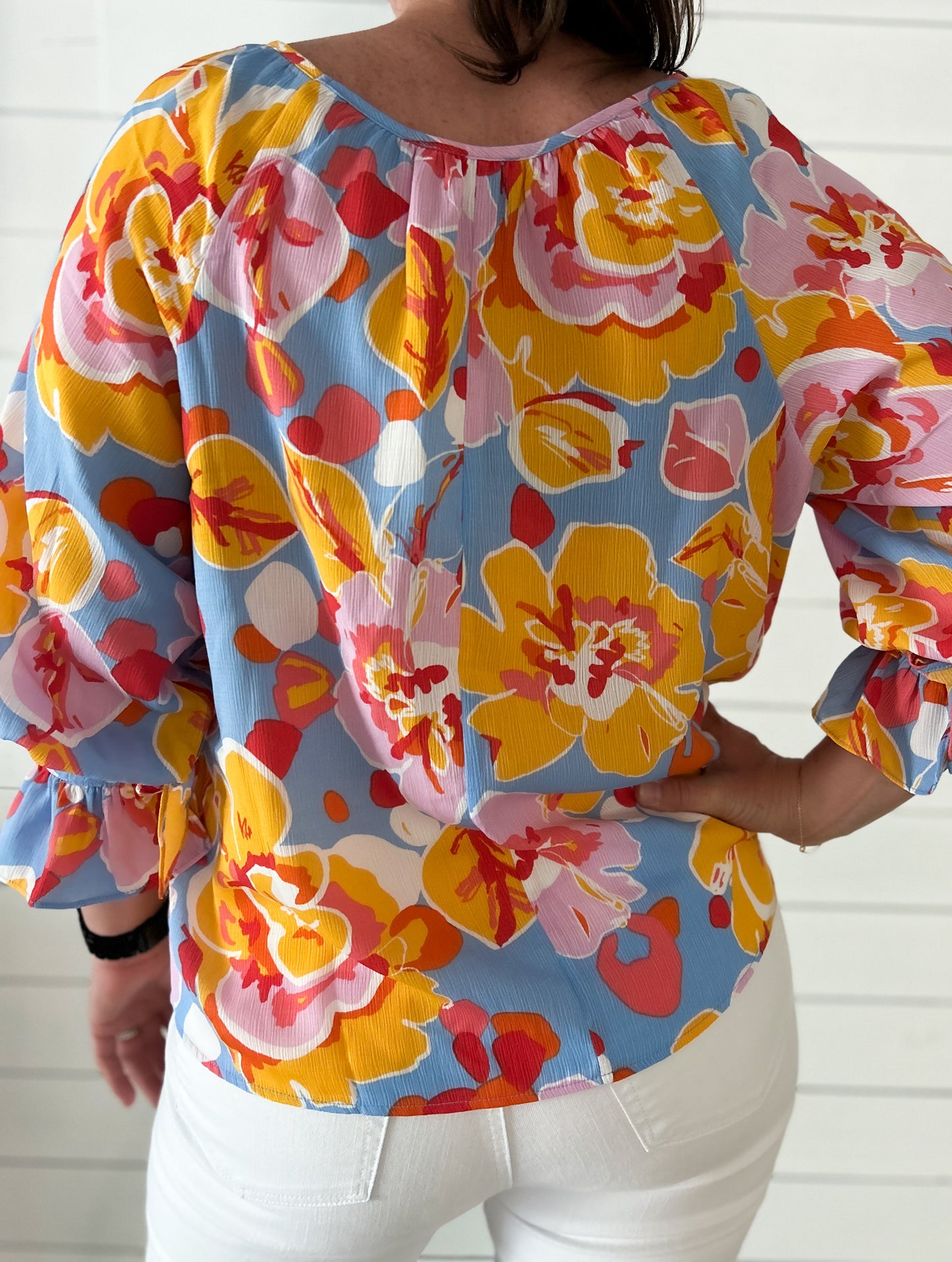 Mirabelle Floral Print Blouse