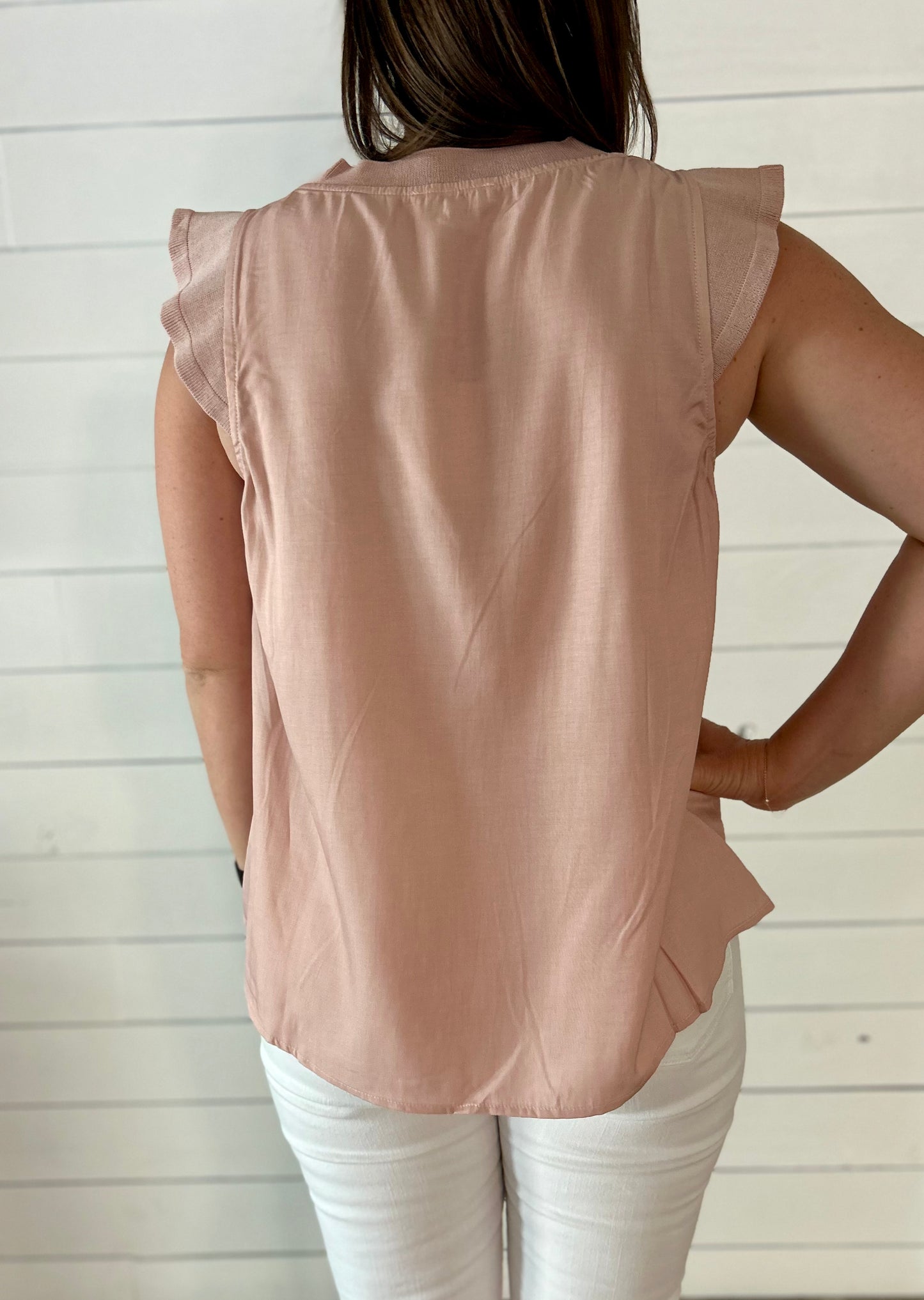 Rose Cap Sleeve Blouse