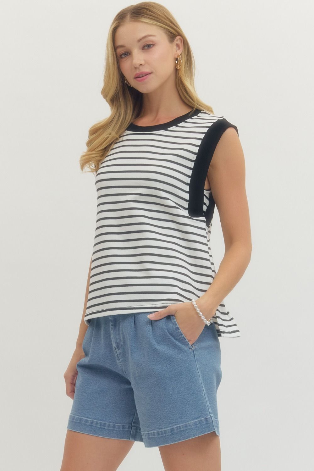 City Stroll Stripe Tank